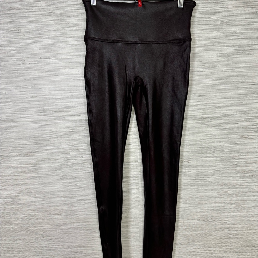 Lot of 3 Spanx Faux Leather Leggings Size Medium - Picture 5 of 11